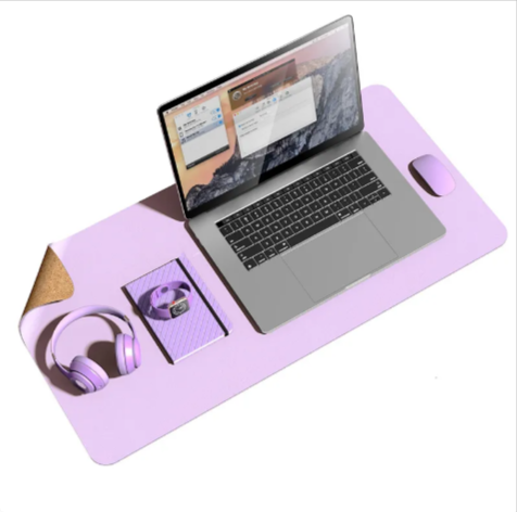 Cork Leather Desk Pad