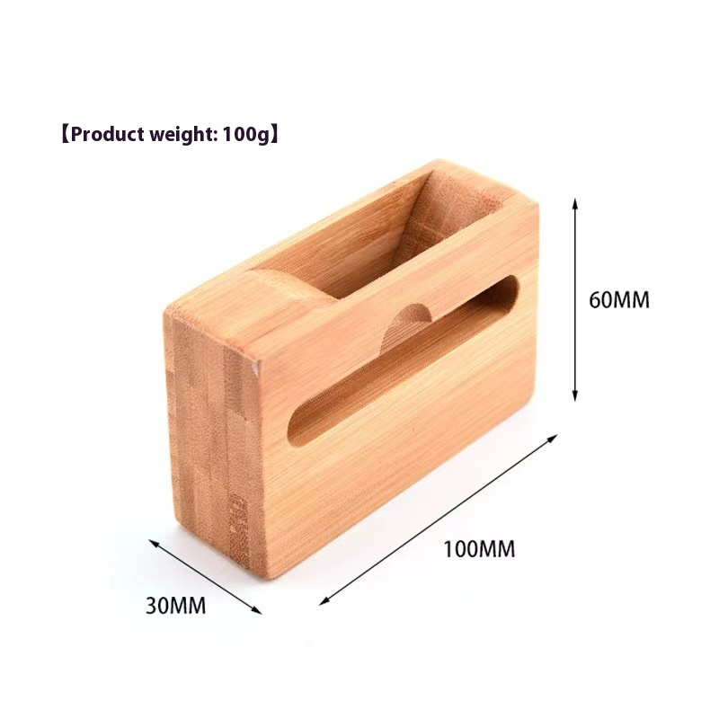 Bamboo Phone Stand with Sound Amplifier