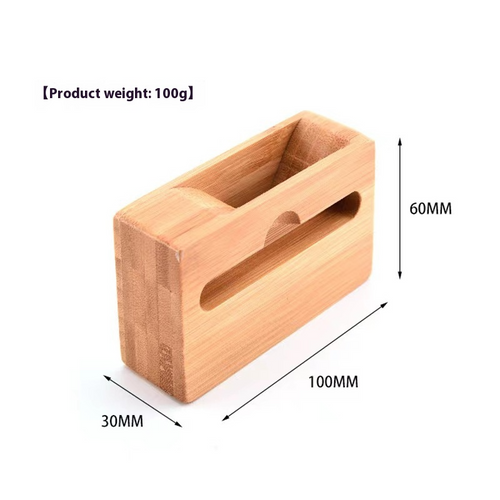 Bamboo Phone Stand with Sound Amplifier
