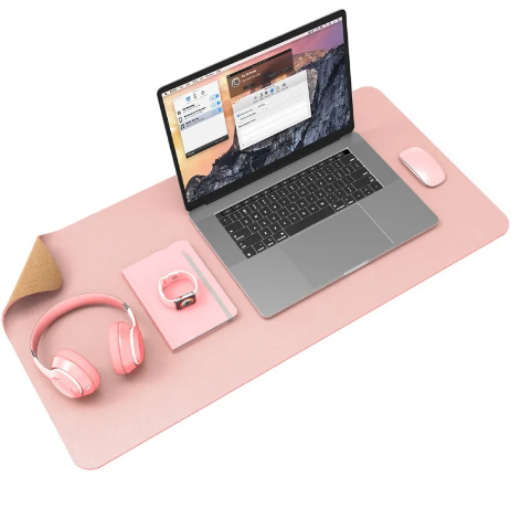 Cork Leather Desk Pad