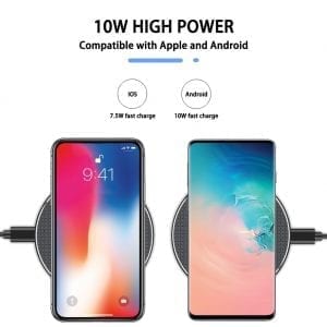 Slim Wireless Charger Pad — 10W Fast Charge