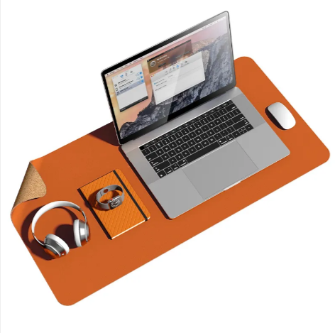 Cork Leather Desk Pad